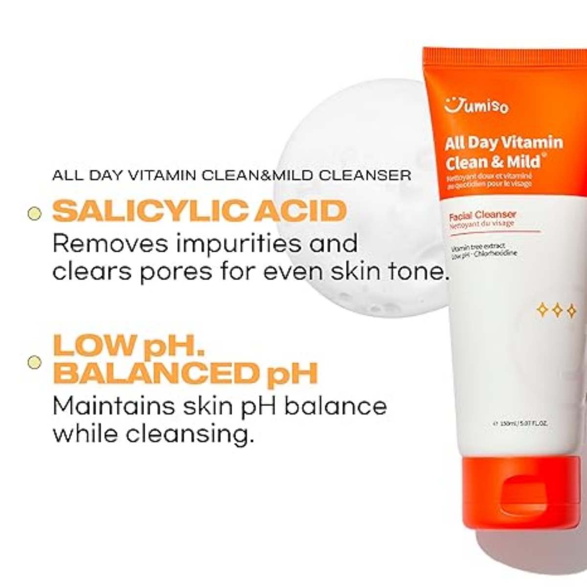 All Day Vitamin Clean &amp; Mild Facial Cleanser 150ml