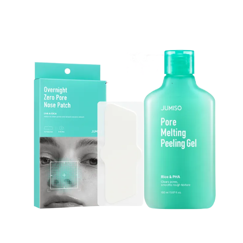 Overnight Zero Pore Care Set [Overnight Zero Pore Nose Patch + Pore Melting Peeling Gel]