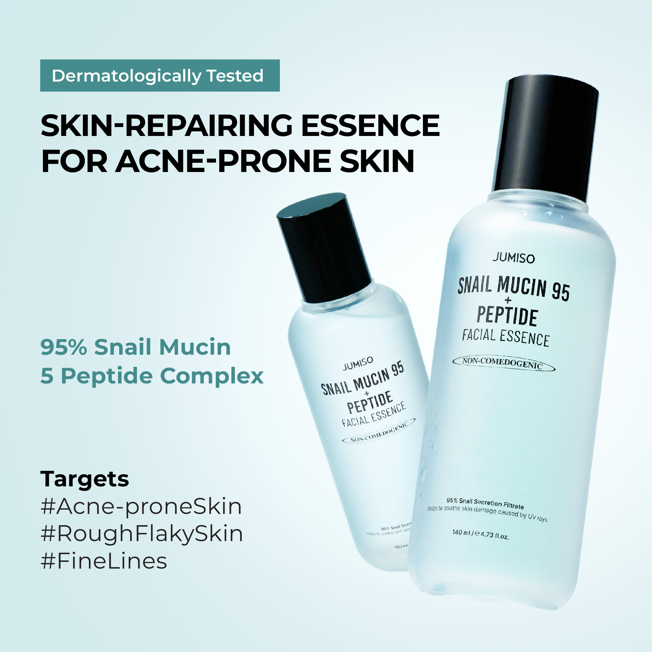 Snail Mucin 95% + Peptide Essence 140ml