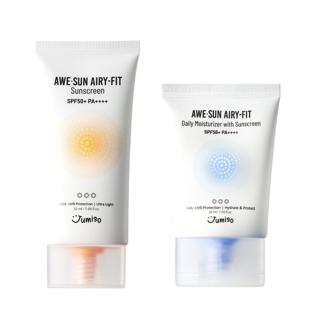 AWE⋅SUN AIRY-FIT Sunscreen Set (Sunscreen + Daily Moisturizer with Sunscreen) SPF50+ PA++++ 50ml