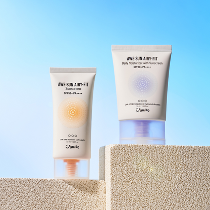 AWE⋅SUN AIRY-FIT Sunscreen Set (Sunscreen + Daily Moisturizer with Sunscreen) SPF50+ PA++++ 50ml