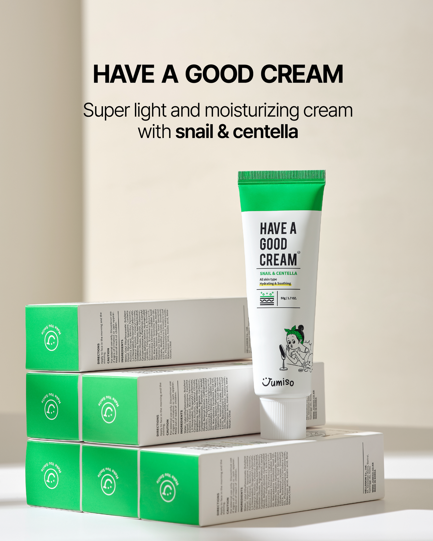 Have A Good Cream Snail &amp; Centella 50g