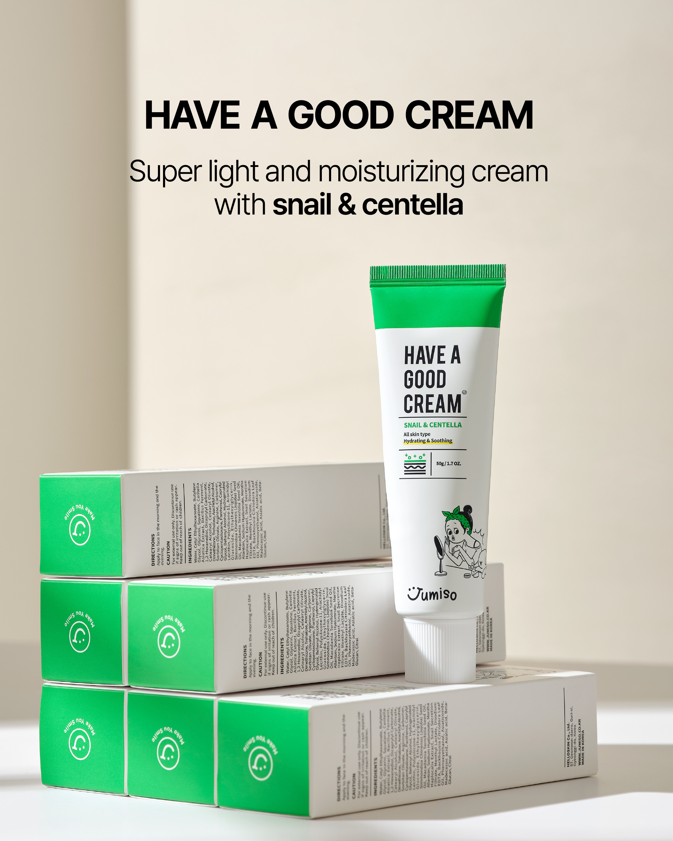 Have A Good Cream Snail &amp; Centella 50g