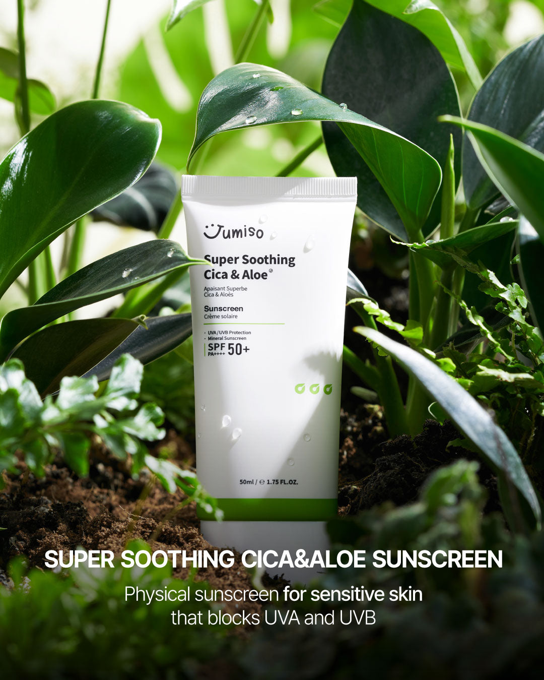 Jumiso Super Soothing Cica &amp; Aloe Sunscreen SPF50+ PA++++