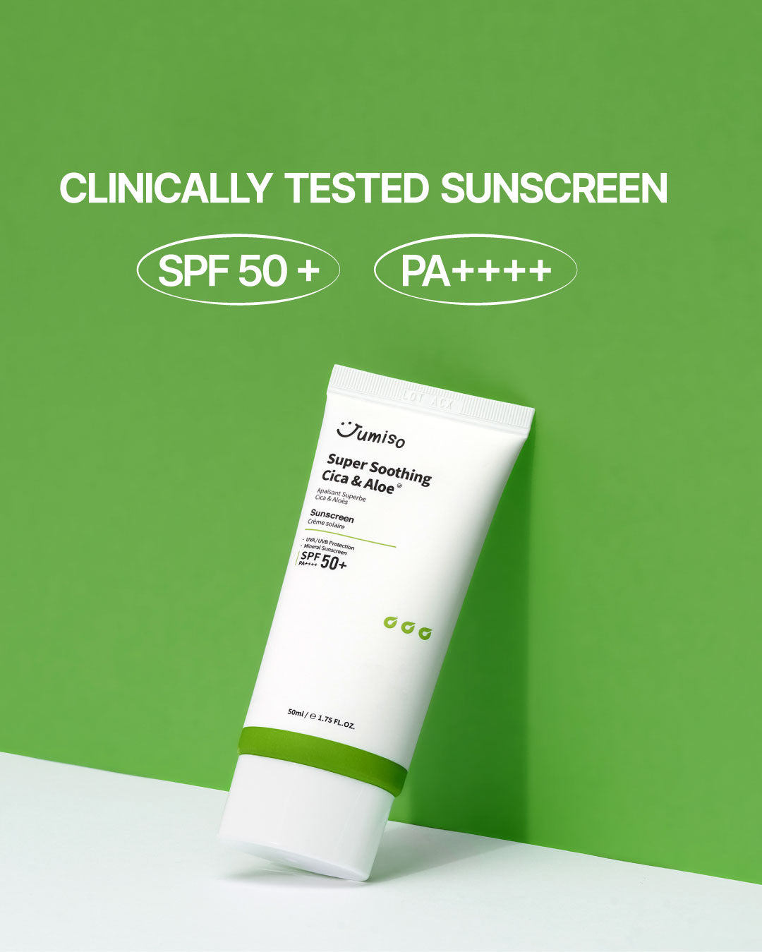 Jumiso Super Soothing Cica &amp; Aloe Sunscreen SPF50+ PA++++