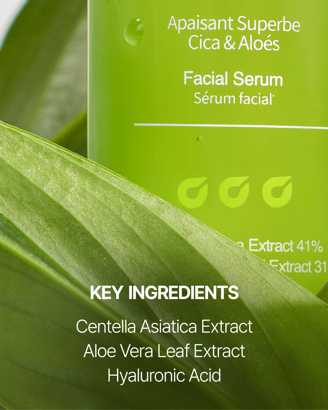 Super Soothing Cica &amp; Aloe Facial Serum (30ml/5ml)